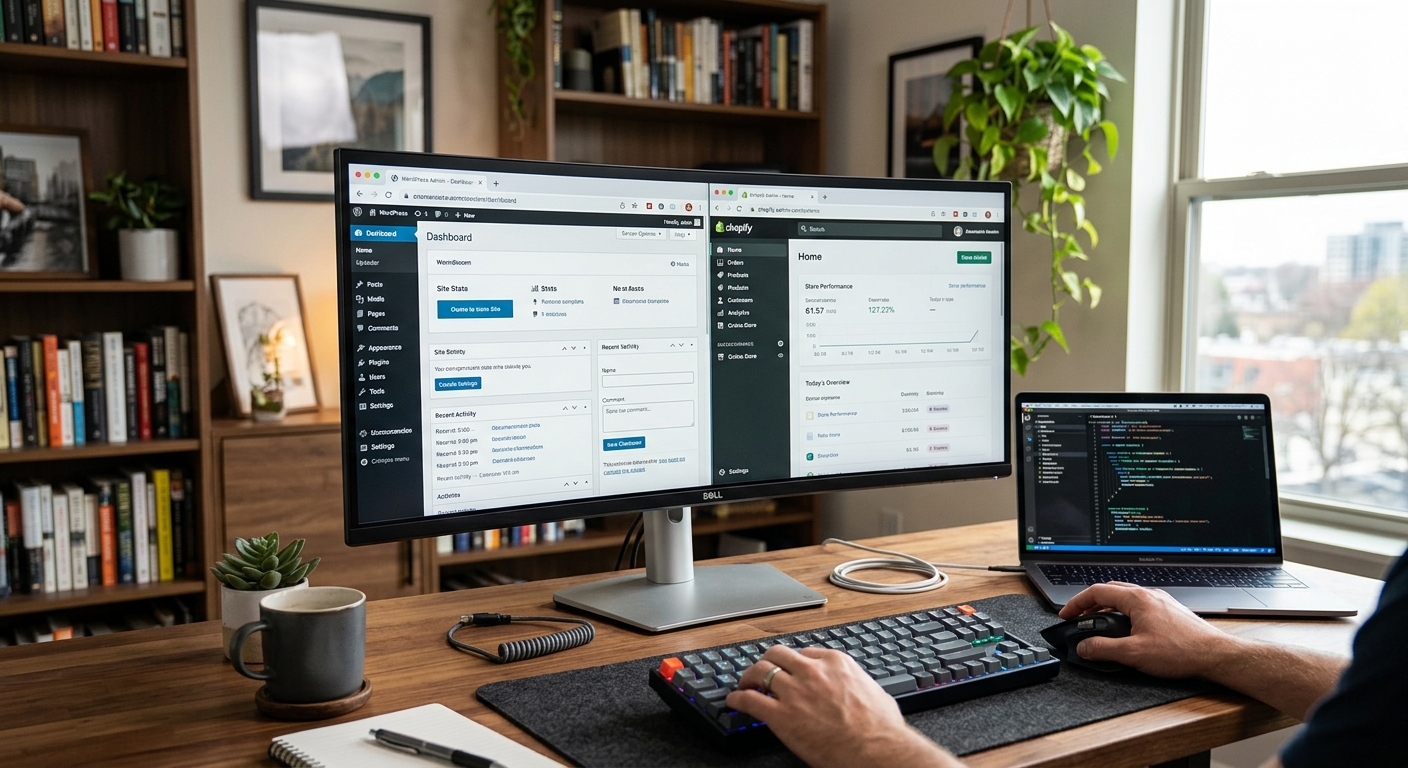 WordPress WooCommerce vs. Shopify: Hvad skal du vælge